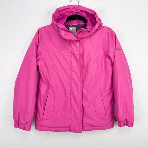 Roxy Kids Girls Bright Link Insulated Thick Snowboarding Winter Snow Jacket - Picture 1 of 11